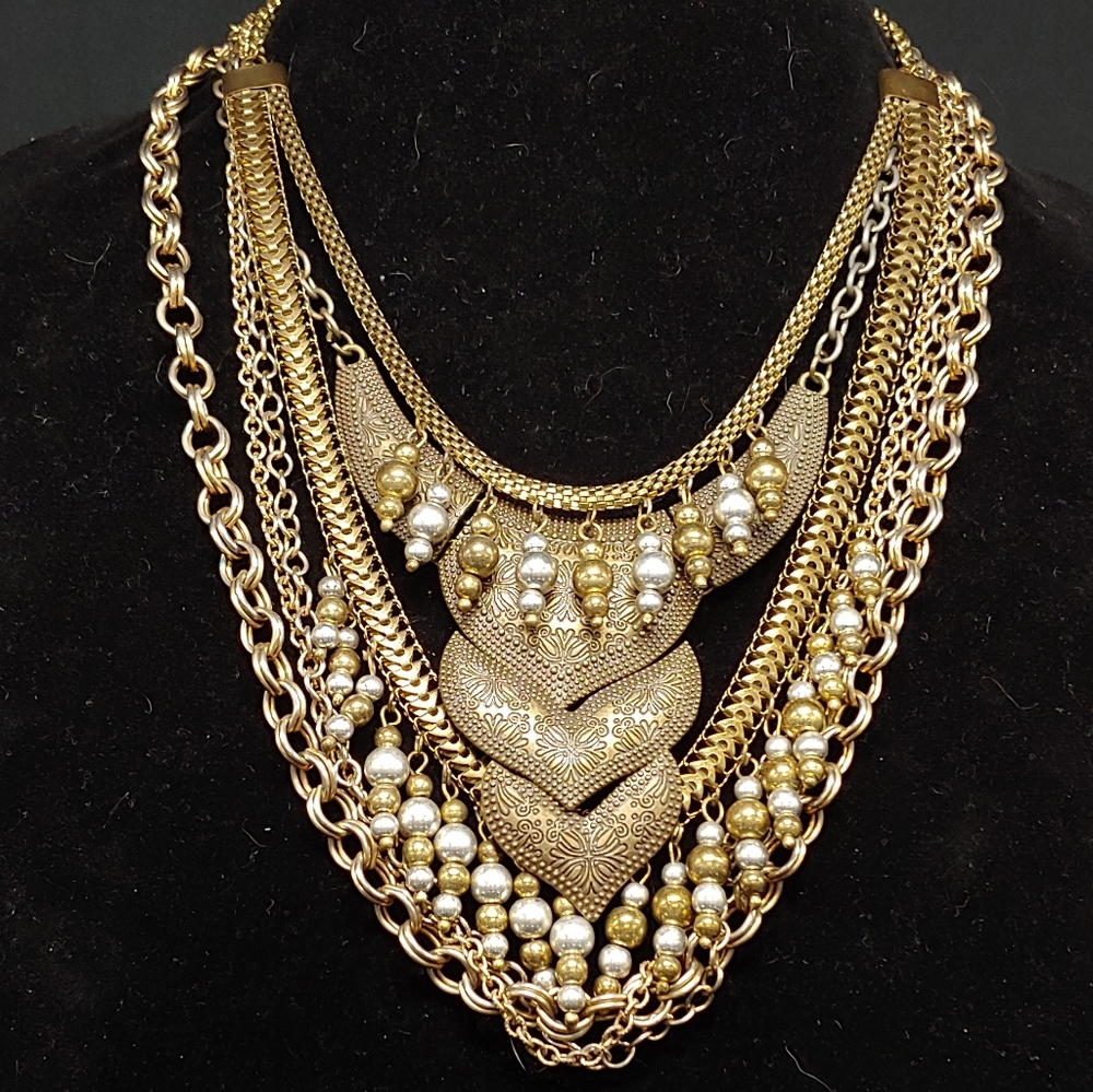 Middle Eastern Style Layered Necklaces